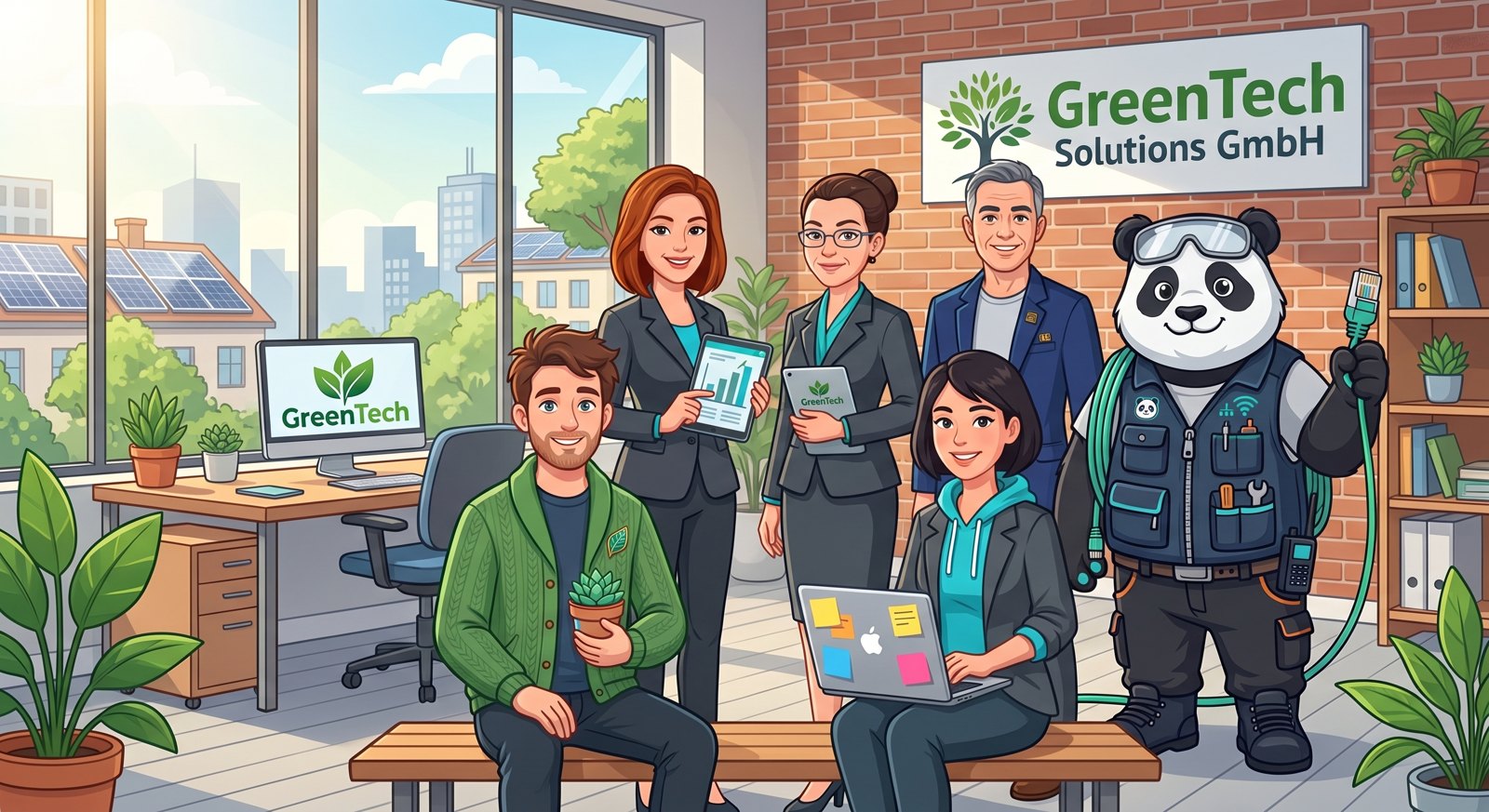 Das Team der GreenTech Solutions GmbH
